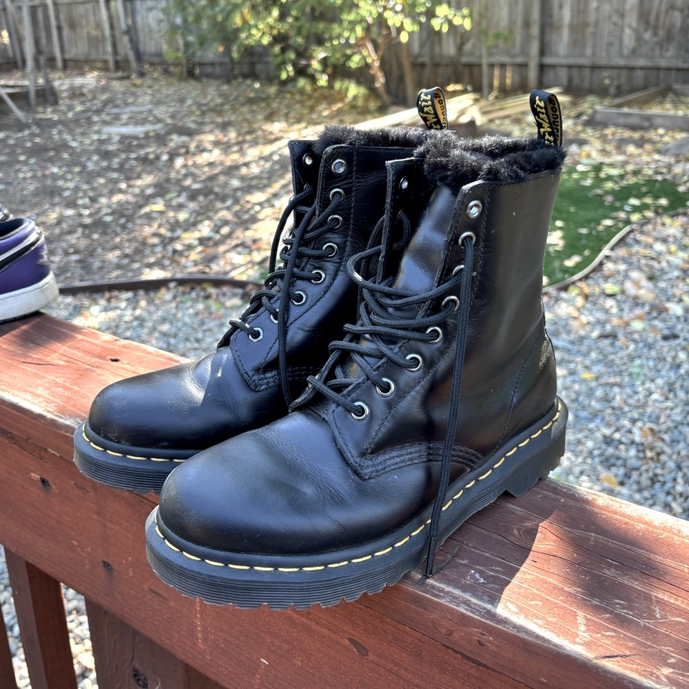 Dr Martens Black winter boots